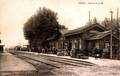 FEURS (Loire) - Intérieur de l'ancienne gare du P.L.M. - Editeur : Maymat, imprimeur.