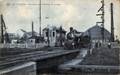 Malines - Vue prise vers l'intérieur de la Gare (top animation, Loco, SBP, 1908)