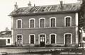 LUBERSAC (Corrèze) - La Gare vers 1950.