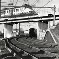 169173, Gezicht op de fly-over aan de noordzijde van het emplacement van het N.S.-station Utrecht C.S. te Utrecht., Nederlandse Spoorwegen, fotograaf