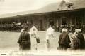 106 - LOURDES (Hautes-Pyrénées) - Le départ des pèlerins de la gare du Midi.