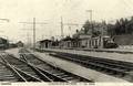 CONDE sur HUISNE (Orne) - Vue intérieure de la gare à la fin des années 1930.