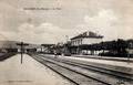 BOLOGNE (Haute-Marne) - Intérieur de la gare, le train et les voies - Editeur : A.Pourtoy, photographe.