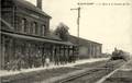 WOINCOURT (Somme) - La gare et le chemin de fer - Editeur : E. Lenne, photographe.