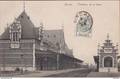 Binche - L'Intérieur de la Gare - 1910 Geanimeerd ZELDZAAM TOPKAART Station railway treinstation (in zeer goede staat)