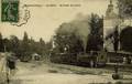 MONTMORENCY - La gare - Arrivée d'un train - Editeur : E.Gothière, buraliste.