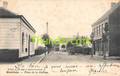 CPA MEULEBEKE PLACE DE LA STATION CAFE DES VOYAGEURS