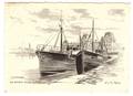 OOSTENDE - OSTENDE - UN BASSIN ET LA GARE - Carte illustrateur J. v D. Bos