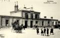 PLOERMEL (Morbihan) - La cour de la gare.