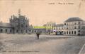 CPA LESSINES LA GARE PLACE DE LA STATION