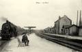 BROU (E.-et-L.) - La Gare et le Train - Editeur : Dhuit, photographe.