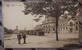 CPA - Mons - La Station - Tram