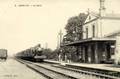3 - SAINT-AY (Loiret) - La Gare et le Train.