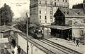40 - LES VALLEES (Seine, commune de Colombes) - La gare et le train.