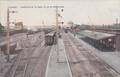 Landen - Intérieur de la gare vu de la passerelle