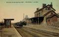 1 - Environs de Boulogne sur Mer  - NEUFCHATEL (Pas-de-Calais) - La Gare - Arrivée d'un Train.