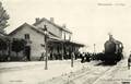 MARVEJOLS (Lozère) - La Gare et le Train - Editeur : Bazar Marvejolais.