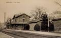 MIRIBEL (Ain) - Intérieur de la gare, côté des voies - Editeur : F.Vialatte, photographe à Oyonnax.