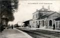 RILLY la MONTAGNE (Marne) - La Gare - Arrivée d'un train.