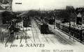 "Je pars de Nantes" (Gare d'Orléans) - Bon souvenir - Sans éditeur ni numéro.