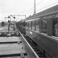 159487, Afbeelding van het vertrek van de autoslaaptrein uit het N.S.-station Maastricht te Maastricht., Nederlandse Spoorwegen, fotograaf