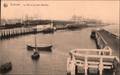 ! alte Ansichtskarte Ostende, 1. Weltkrieg , le Port, gare Maritime, Stempel Kommandantur Breedene