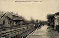 549 - EPINAY sur ORGE (S. et O.) - La Gare - Arrivée d'un train - Editeur : G. Vaurs à Savigny-sur-Orge.