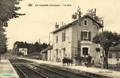 LA COQUILLE (Dordogne) - Vue intérieure de la gare.