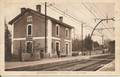 MARCHEPRIME (Gironde) - Vue intérieure de la gare. (1951).