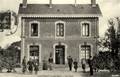 COUERON (Loire-Inférieure) - La cour de la gare.