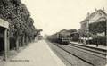 PRECY sur OISE (Oise) - La gare et le train.