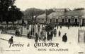50 - " J'arrive à QUIMPER - Bon Souvenir " (vue extérieure de la Gare).
