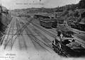 155230, Gezicht op het emplacement aan de westzijde van het station Arnhem van de Staatsspoorwegen te Arnhem., Nederlandse Spoorwegen, fotograaf