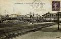 HAZEBROUCK (Nord) - Intérieur de la gare et la passerelle - Editeur : Dussart, buraliste.
