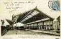 SAINT-GERMAIN des FOSSES (Allier) - La gare et sa marquise - Editeur : Hugon à Lapalisse.
