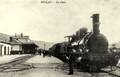 MILLAU (Aveyron) - la Gare côté voies.
