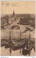 CE4 - OSTENDE - PLACE DE LA GARE - STATIEPLAATS - BATEAUX - 2 SCANS