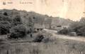 Falaën - le pont de la Forge (animée, plis, Edit. Hôtel de la Gare Devigne-Minne 1913)