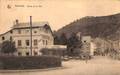 Malmedy - Entrée de la Ville (animée, hôtel de la gare, café de l'Octroi 1926)