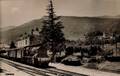 GEX (Ain) - La gare et le train en 1954 - Editeur : André.