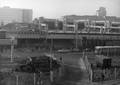 154452, Gezicht op het in aanbouw zijnde N.S.-station Utrecht C.S. te Utrecht vanaf de Moreelselaan., Nederlandse Spoorwegen, fotograaf