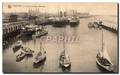 Belgium - Belgique - Belgien - Ostende - Le Port et la Gare Maritime - CPA