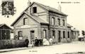 10 - MARCELCAVE (Somme) - La cour de la gare - Editeur : Blanchet.