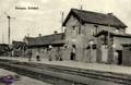 DOURGES (Pas-de-Calais) - Vue intérieure de l'ancienne gare.