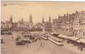 BELGIQUE ,,,, OSTENDE ,,,, PLACE DE LA GARE ,,,, TBE