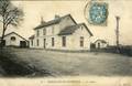 La gare de Marolles-en-Hurepoix est mise en service le 5 mai 1843 par la Compagnie du chemin de fer de Paris à Orléans (PO). Carte numéro 6, publiée par "L. des G." (?) et envoyée en 1904.