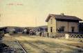 3  IGNY - La Gare - Arrivée d'un train.