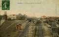 CHAUMONT (Haute-Marne) - La Gare, prise du Pont des Flâneurs - Editeur : Jullien et Morel.