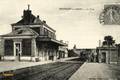 BEAUMONT le ROGER (Eure) - Vue intérieure de la gare.