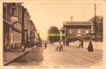 CPA TEMSE TEMSCHE HET STATION EN STATIESTRAAT TAMISE LA GARE